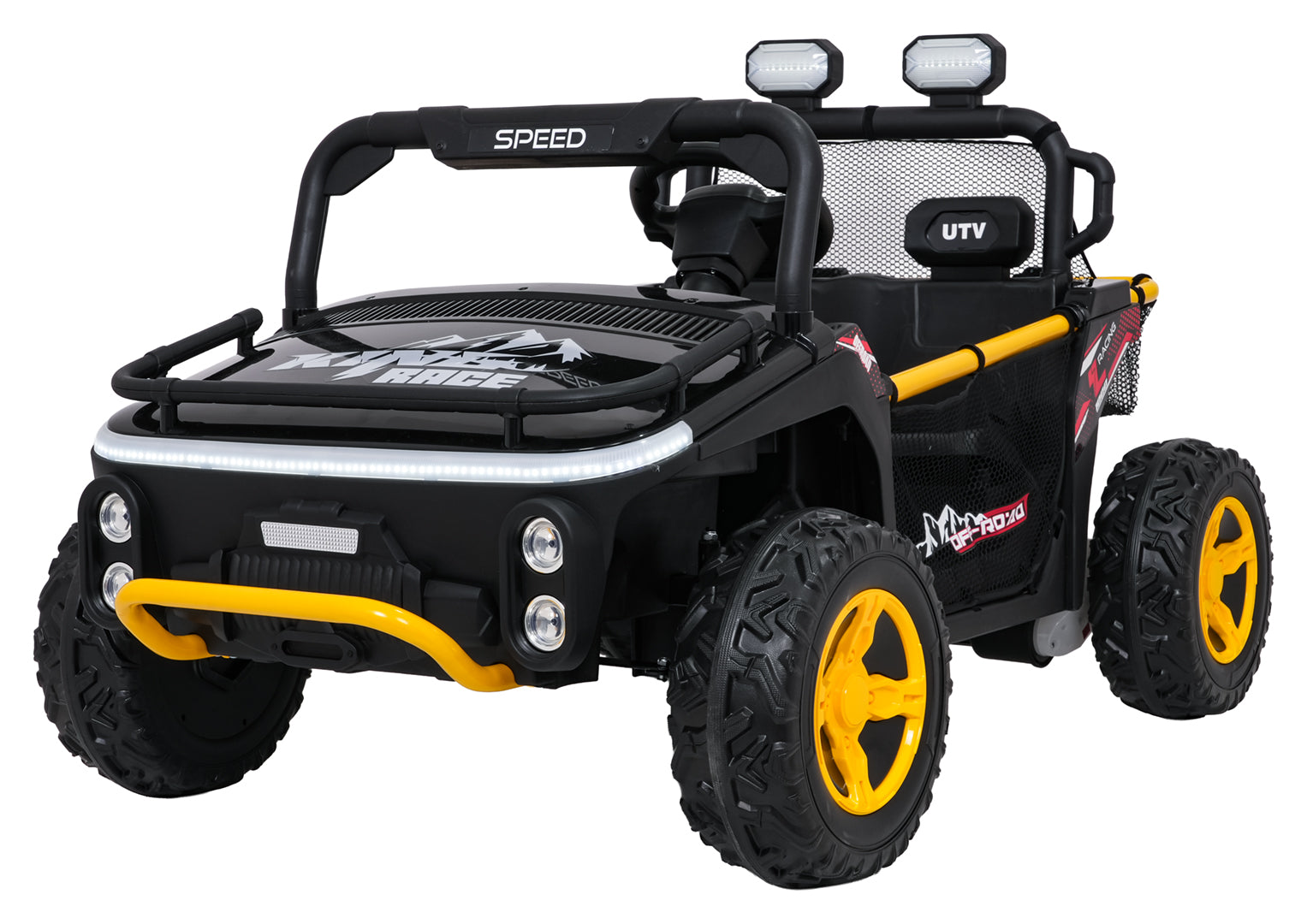 Buggy na akumulator UTV SPEED 2x80W- dvosjed - crni
