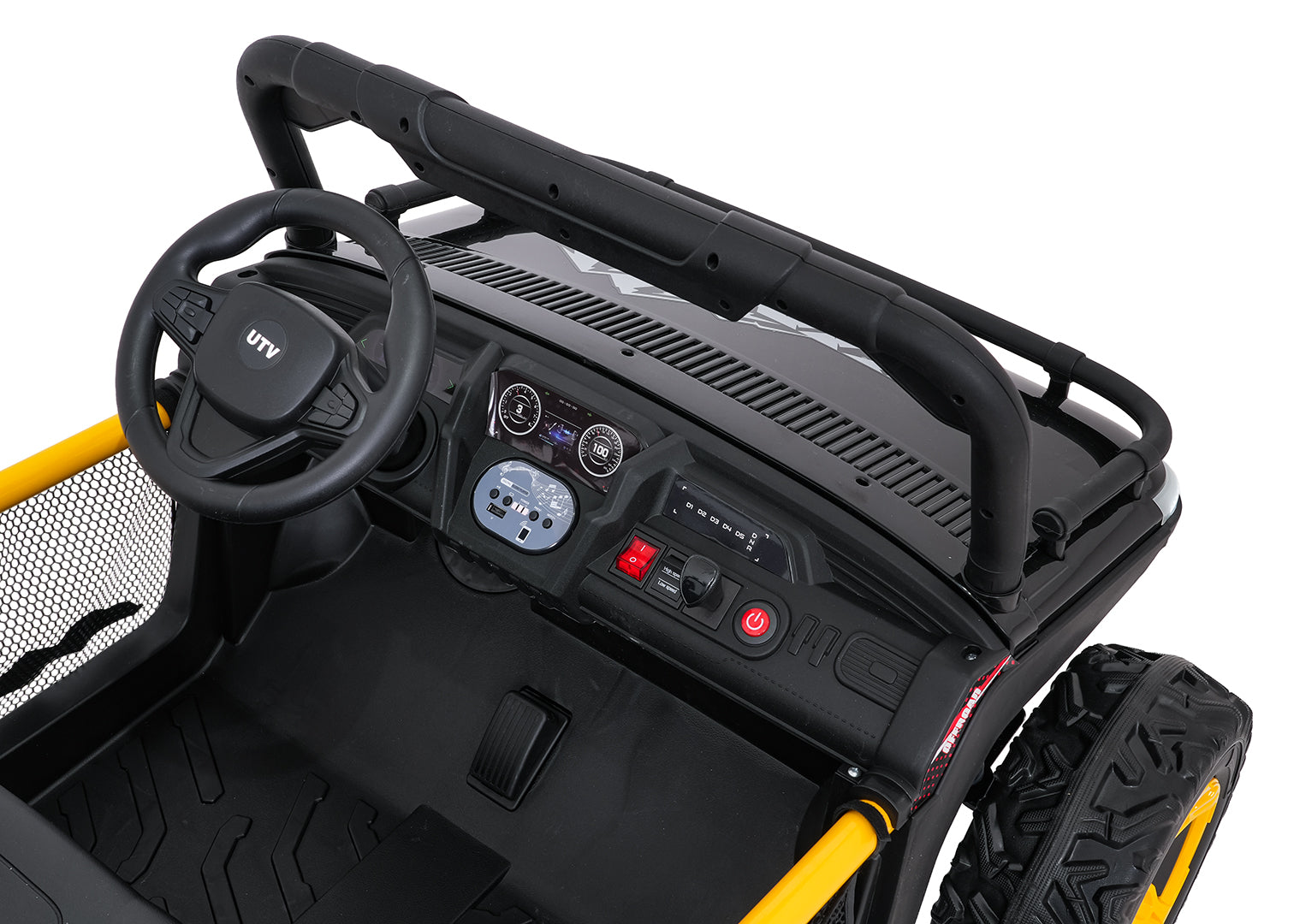 Buggy na akumulator UTV SPEED 2x80W- dvosjed - crni