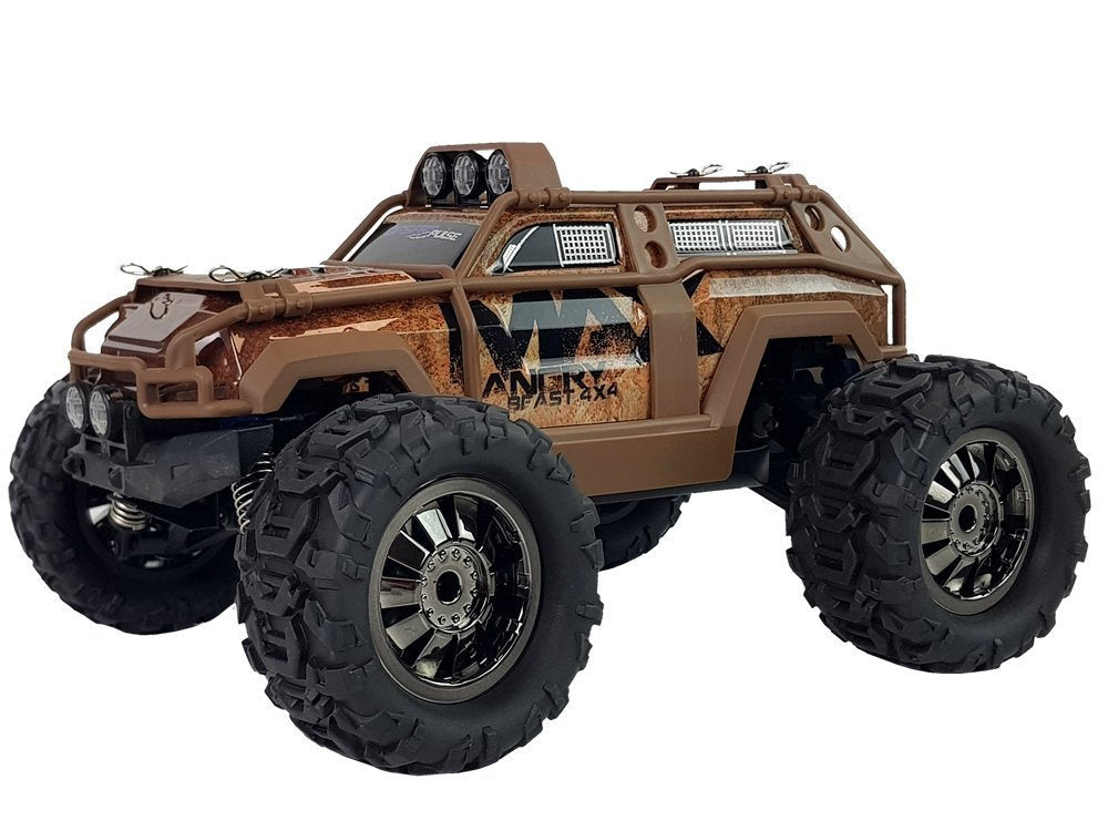 Buggy na daljinsko upravljanje 2.4G 1:18 35 km/h Speed - smeđi