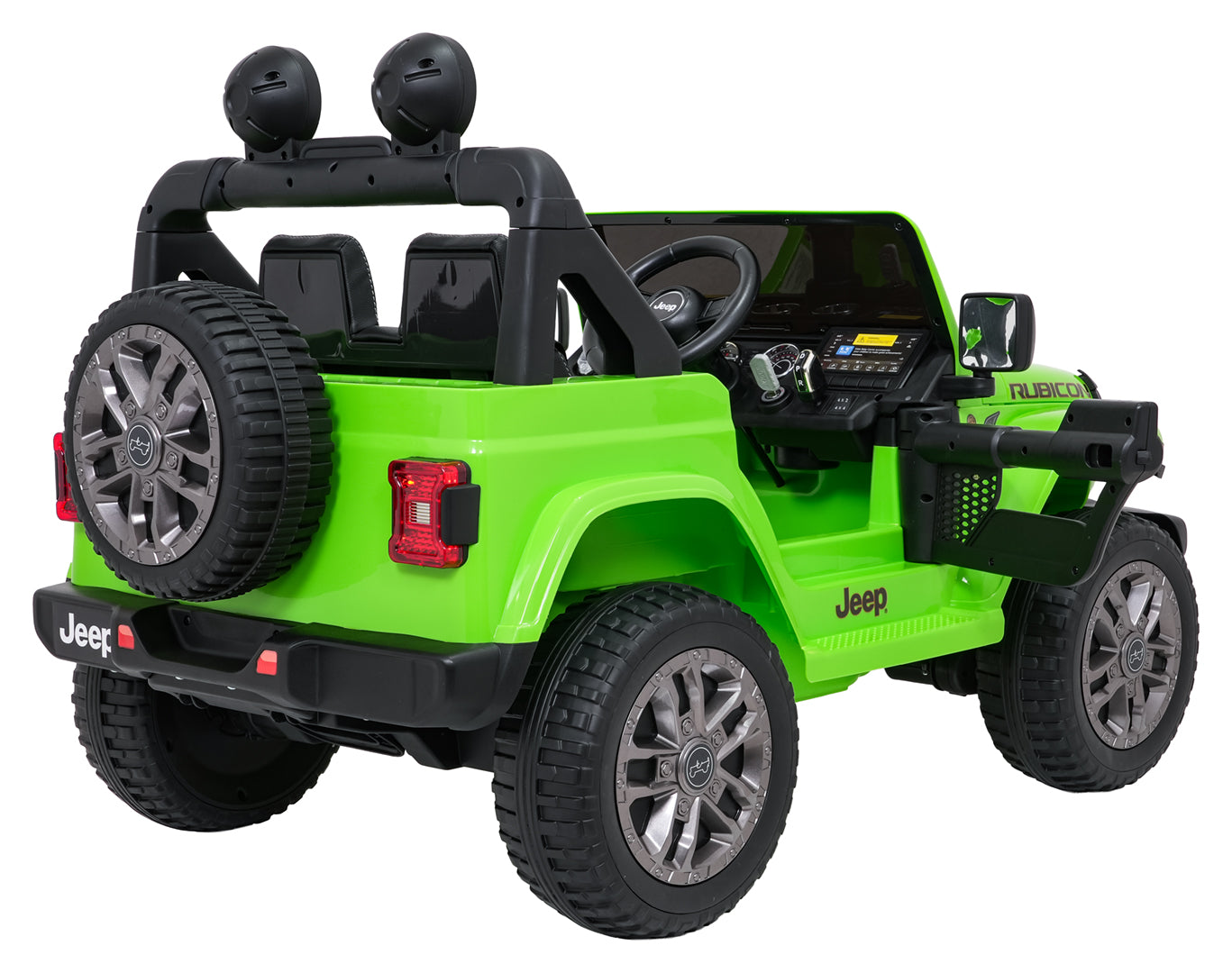 Licencirani auto na akumulator Jeep Wrangler Rubicon LIFT - zeleni