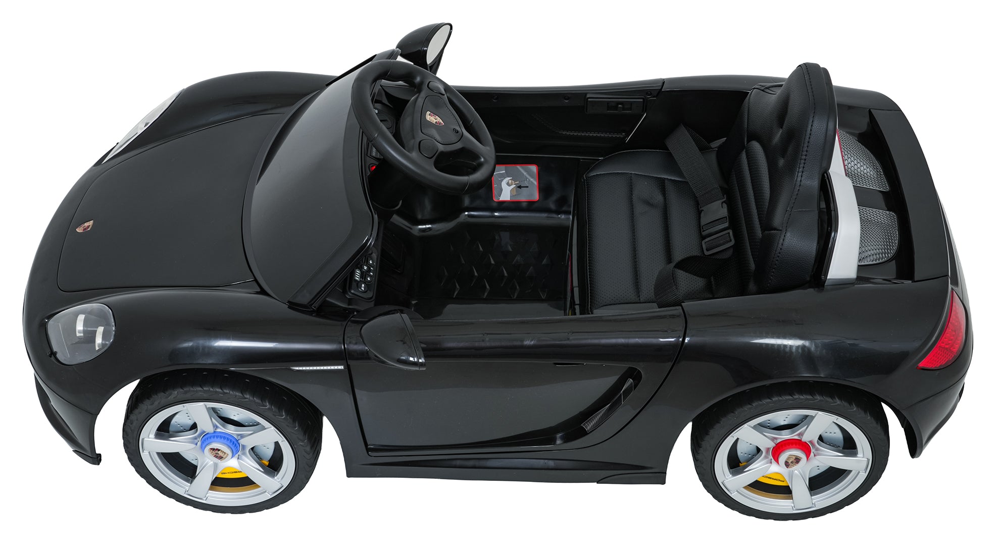 Licencirani auto na akumulator Porsche 911 Carrera - crni