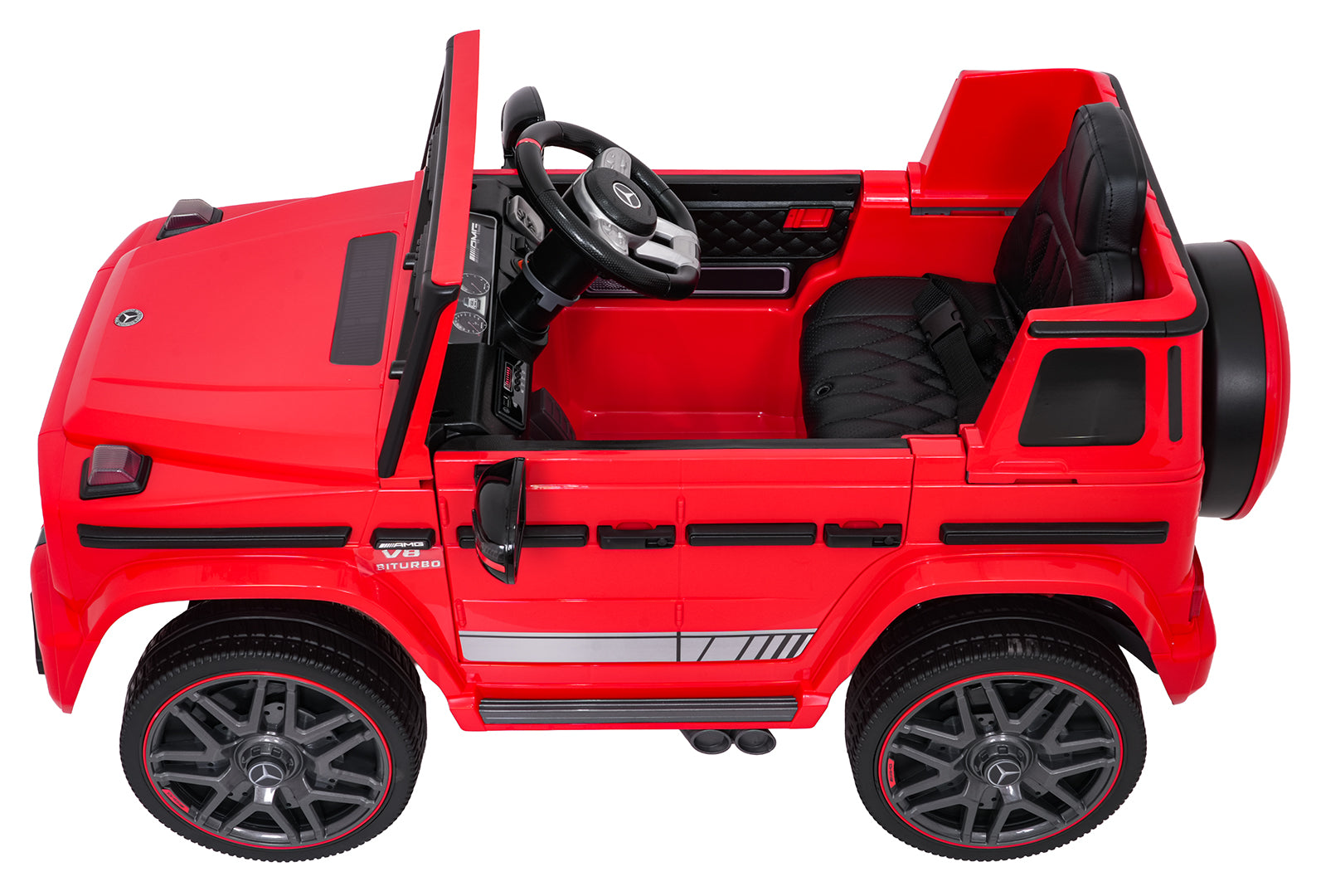 Licencirani auto na akumulator Mercedes G63 AMG LIFT - crveni