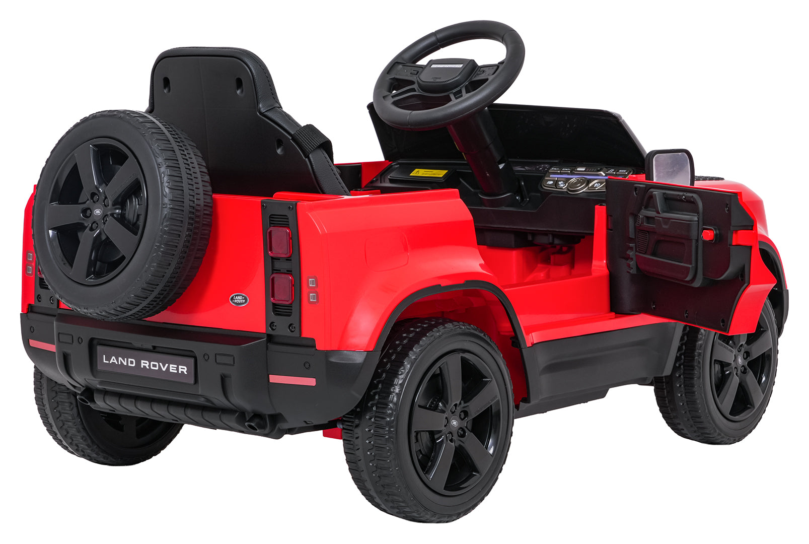 Licencirani auto na akumulator Land Rover Defender 4x4 - crveni