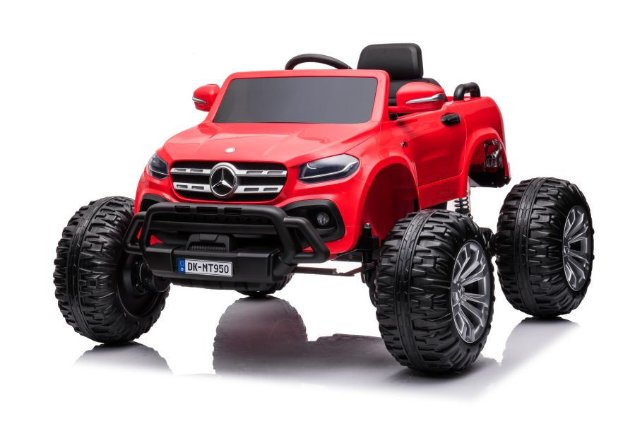 Licencirani auto na akumulator Mercedes DK-MT950 4x4 - crveni