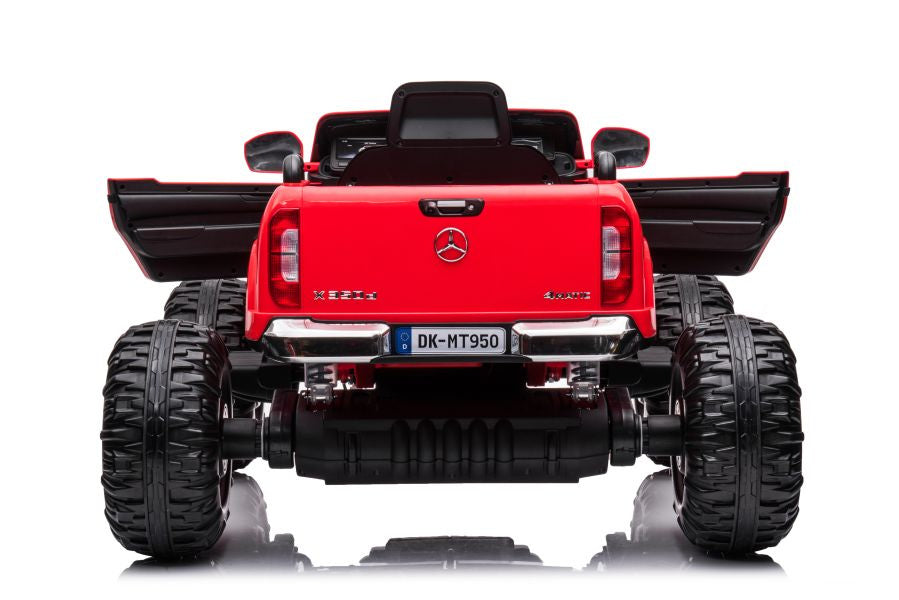 Licencirani auto na akumulator Mercedes DK-MT950 4x4 - crveni