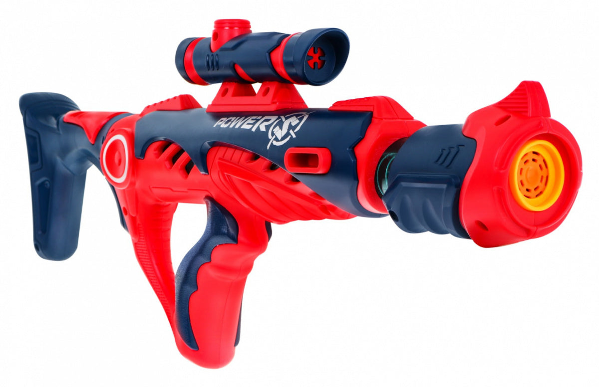 Pištolj za igru sa mekanim kuglicama Mega Pistol  - crveni