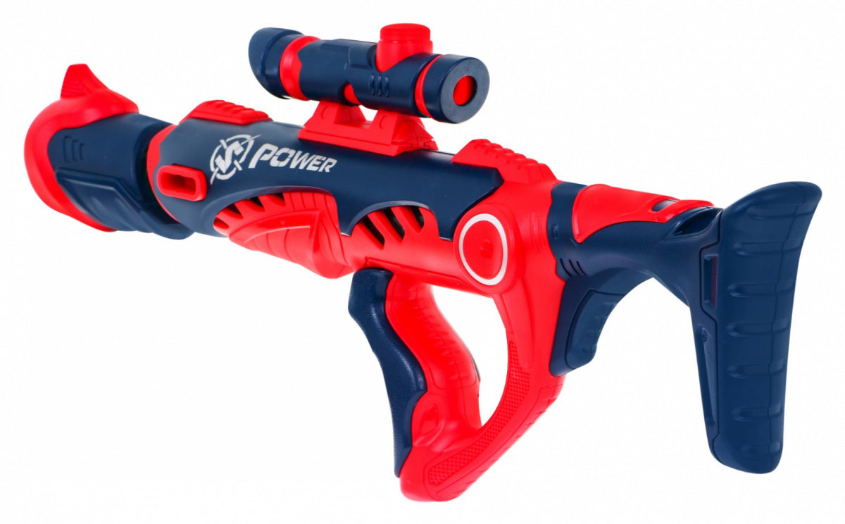 Pištolj za igru sa mekanim kuglicama Mega Pistol  - crveni