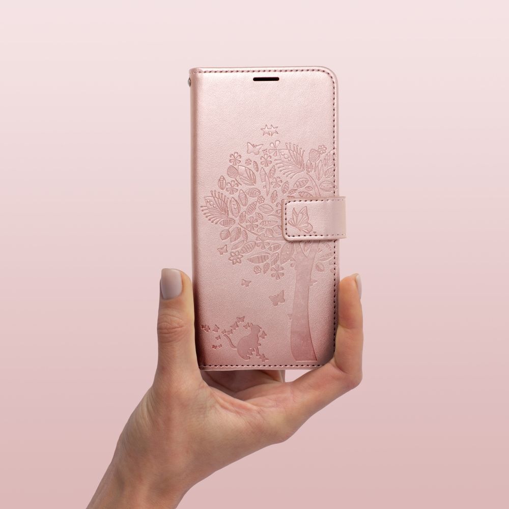 MEZZO Book case za XIAOMI Mi 11 Lite 5G / Mi 11 Lite LTE ( 4G ) / Mi 11 Lite NE tree rose gold