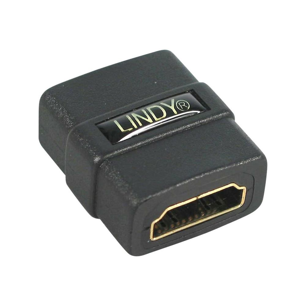 Lindy 41230 adapter za promjenu tipa priključka kabela HDMI Crno