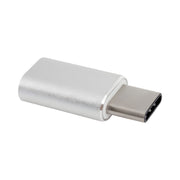 Adapter XQISIT USB-C na Micro USB – Srebrna KP36428
