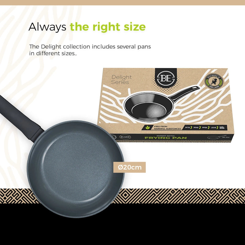 BE Living Tava Delight Black 24 cm