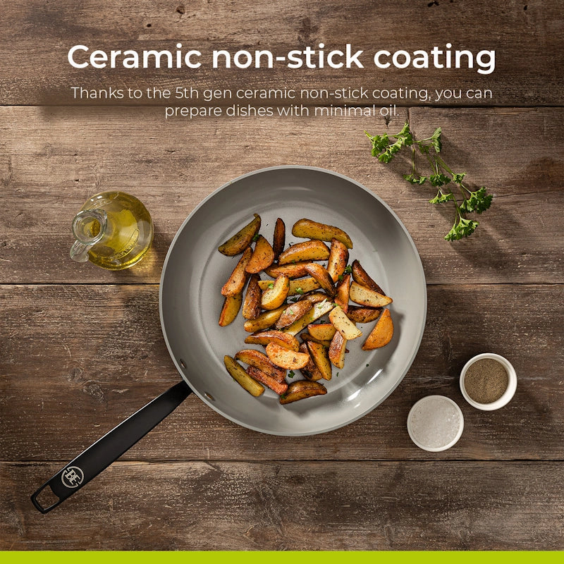 BE Living Frying Pan Essential Black 20 cm