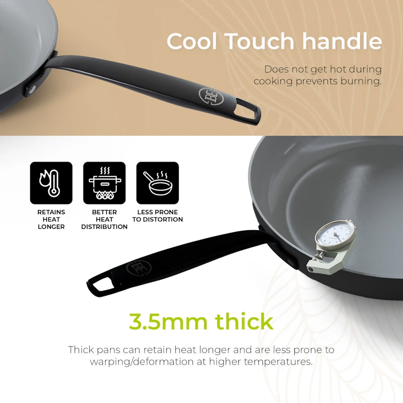 BE Living Tava Essential Black 24 cm