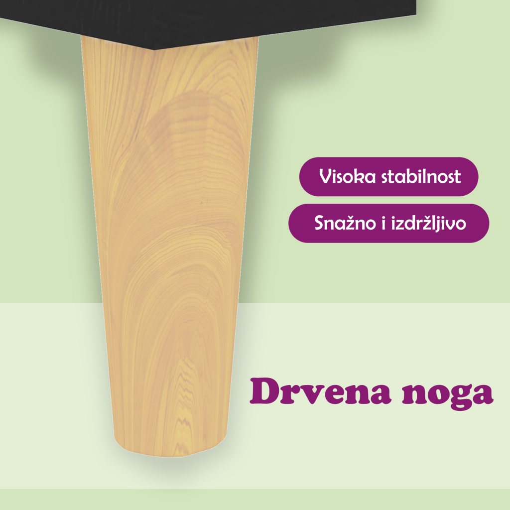 Komoda crna 90x34x80 cm od konstruiranog drva