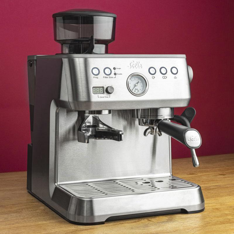 Solis Grind & Infuse Perfetta Silver espresso machine
