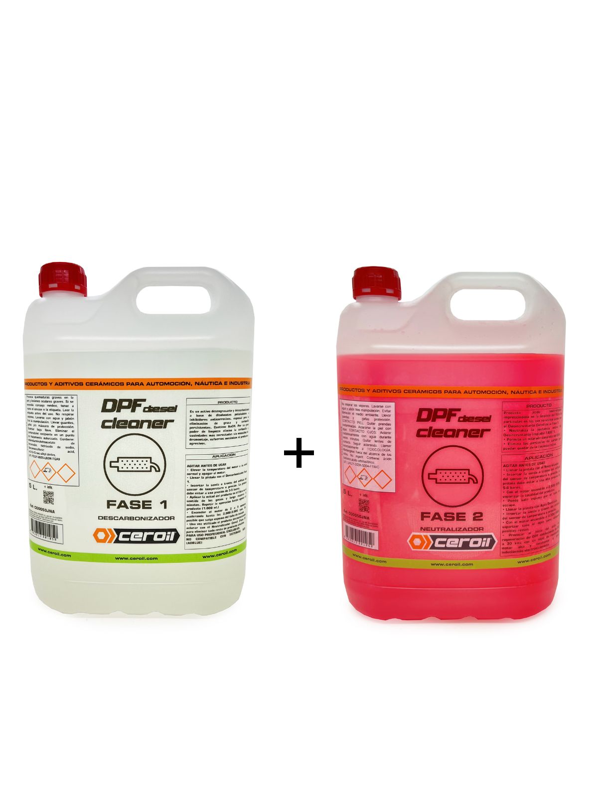 Komplet za čišćenje filtra čestica u 2 faze (DPF/FAP)- 5L+5L