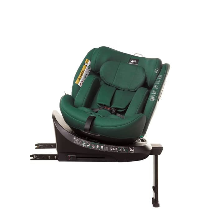 4BABY autosjedalica Enzo-fix dark green