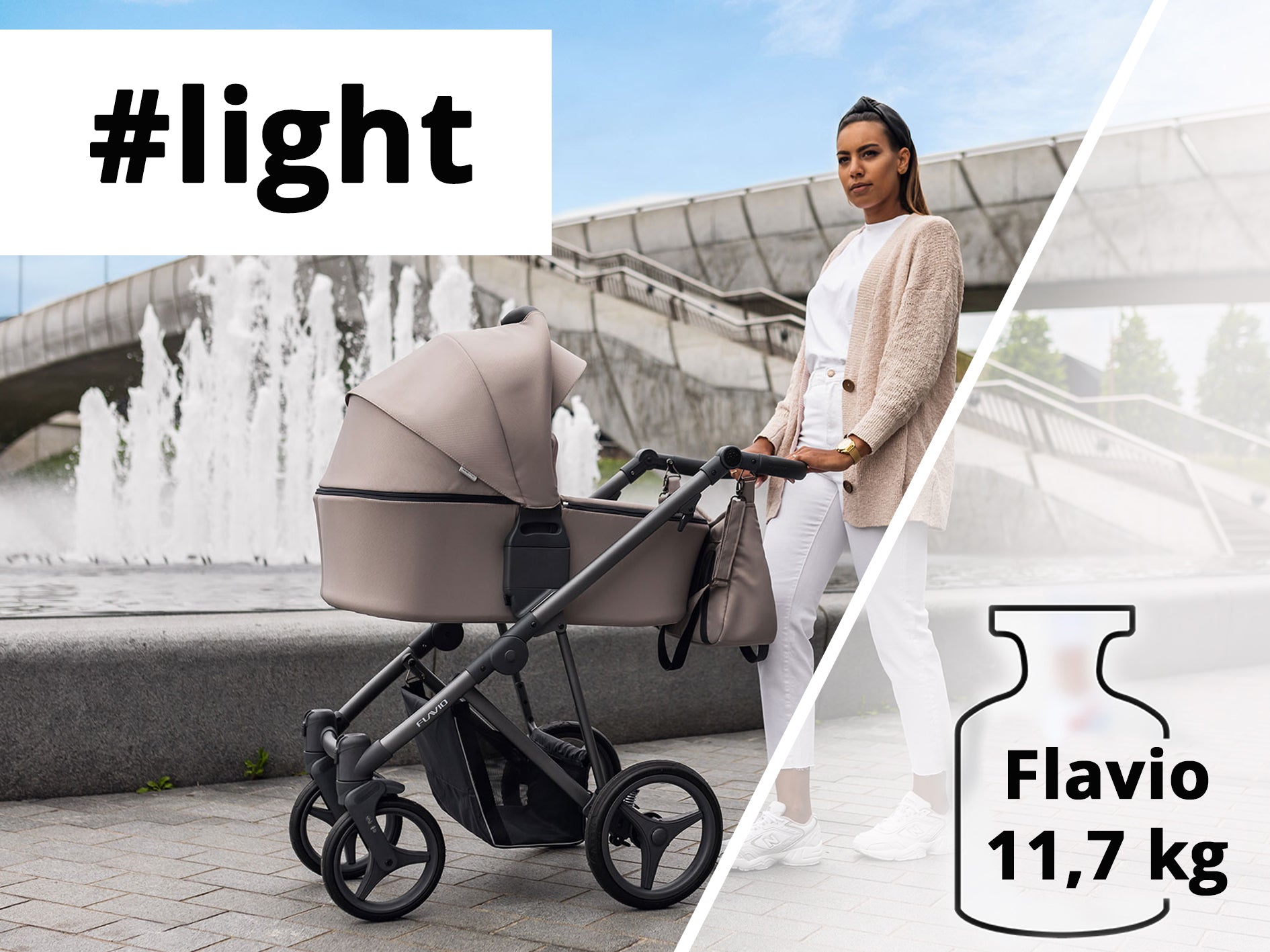 Dječja kolica Bebetto Flavio Premium Class Stella 02 2u1