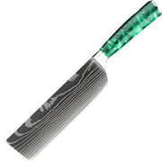 Kuhinjski nož BL-39277 - Nakiri / Zelena KP39277