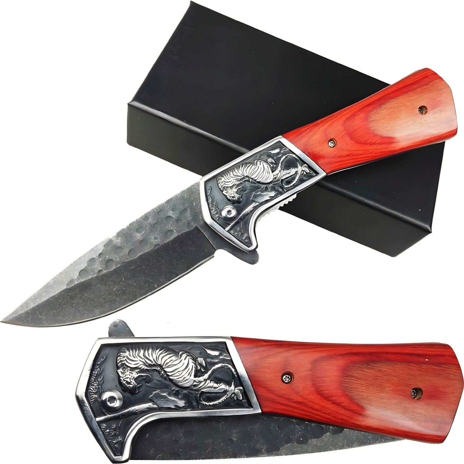Vanjski sklopivi nož A3244-Smeđa/Crna KP32791