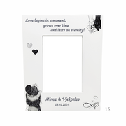 Personalizirani unikatni okviri za fotografije – Savršen poklon za vjenčanje i zaljubljene - 15. - 1074