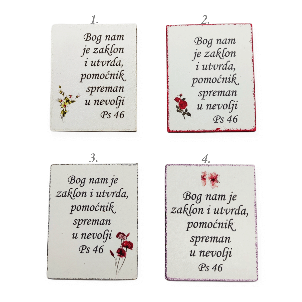 Bog nam je zaklon i utvrda...   Š12464 Magnet