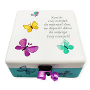 Unikatne Kutije uspomena – Poklon koji čuva osmijehe i najdragocjenije trenutke - 16x16x10cm - 16548