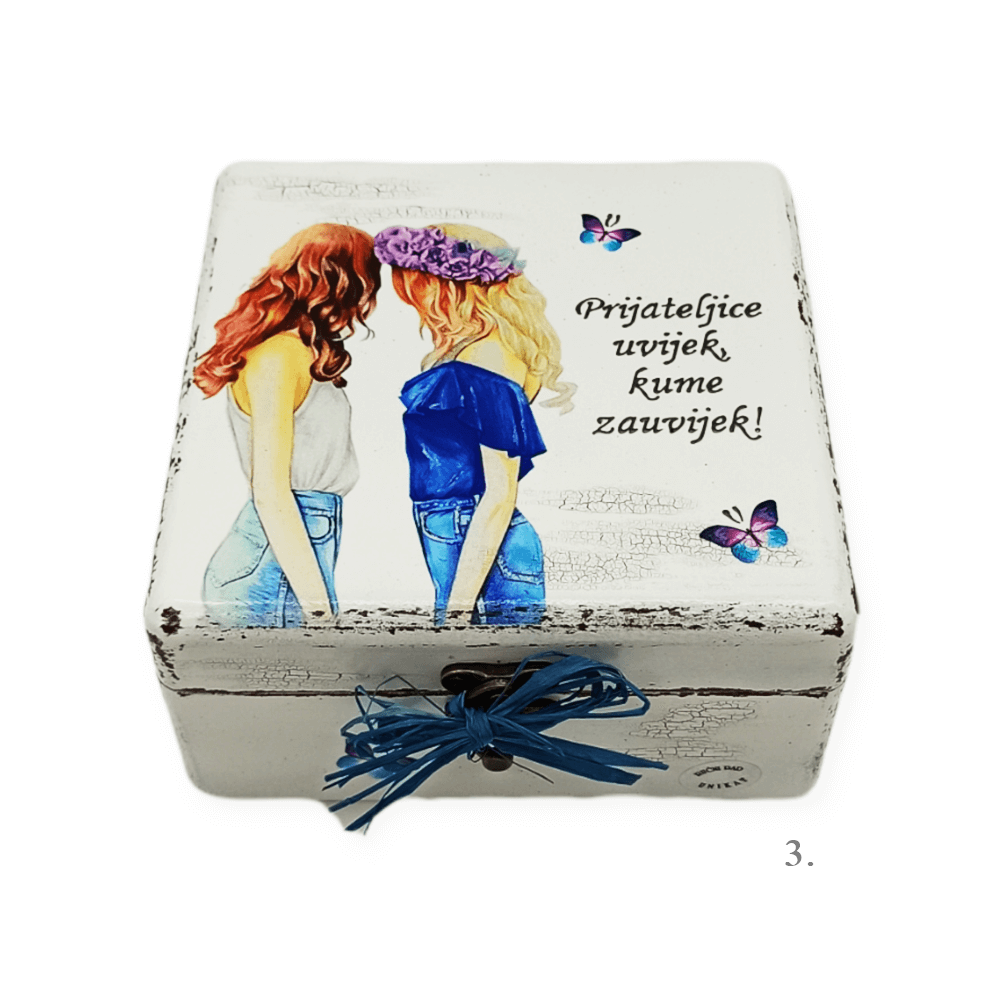 🎁 Personalizirane kutije uspomena za vjenčane kumove – poklon s emocijama i trajnom uspomenom - 3. - 165154