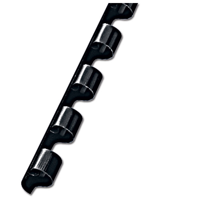 SPIRALA PLASTIČNA FI-16MM PK100 FORNAX CRNA