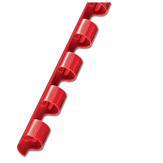 Plastična spirala fi- 8mm pk100 fornax rdeča