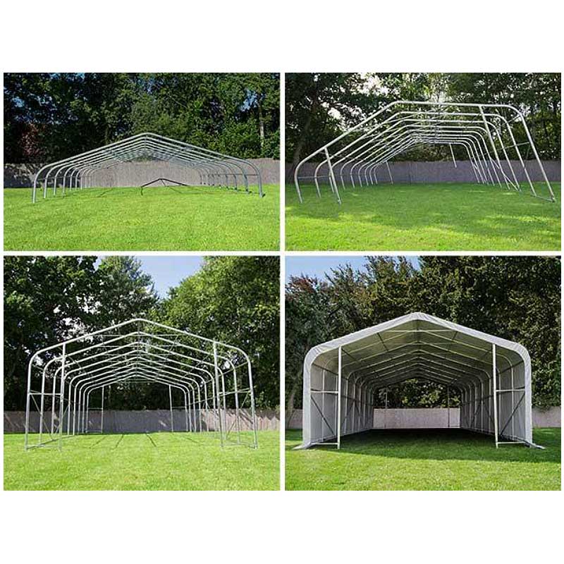 Skladišni šator Wikinger 6x12x2,7 m PVC 550 g