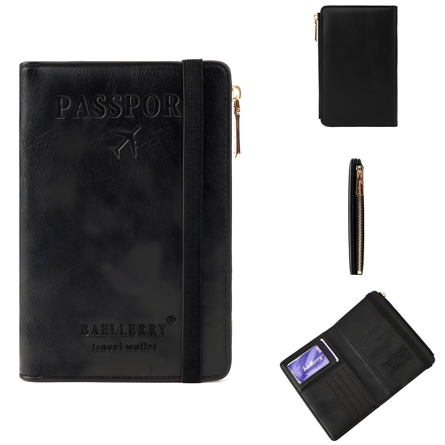 Travel WALLET Baellerry - Crna KP36051