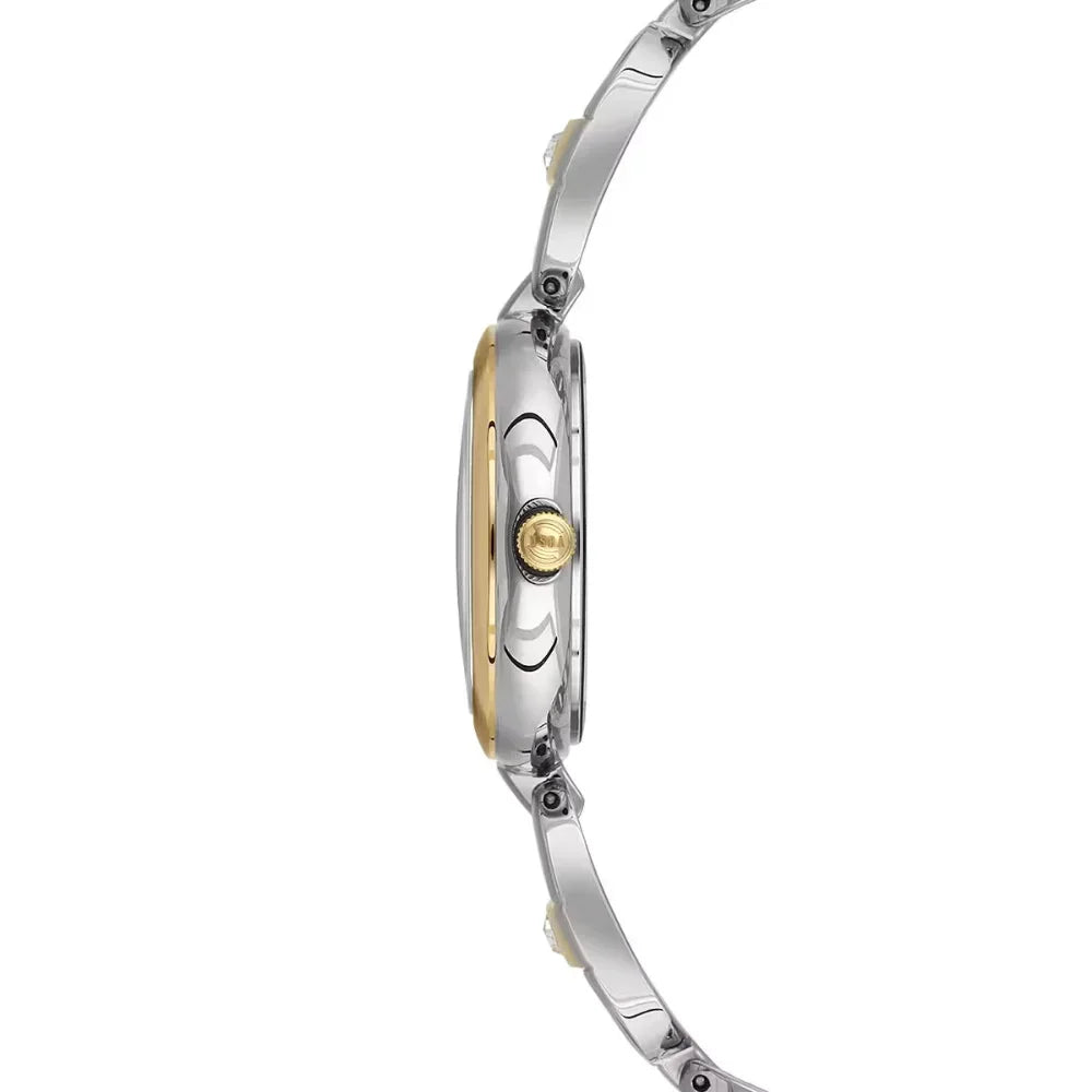 RUČNI SAT U.S.POLO ASSN. USPA2182 - Brojčanik srebrna, remen zlatna - srebrna