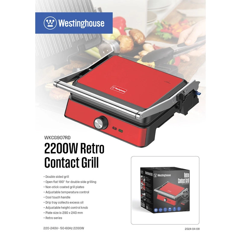 Westinghouse Retro Red kontaktni žar