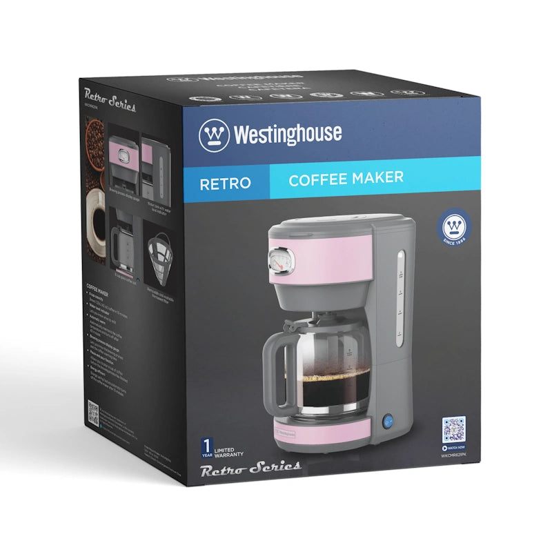 Westinghouse Retro Pink aparat za filter kavu