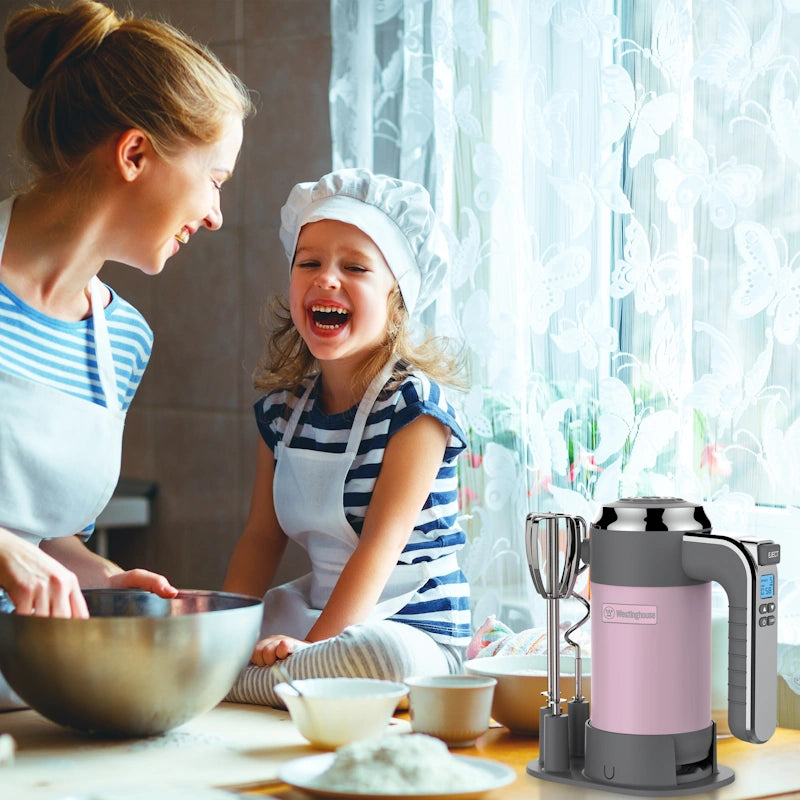 Westinghouse Retro Pink ručni mikser
