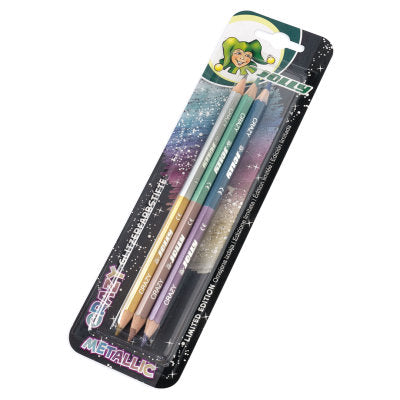 Drvene bojice Jolly kinderfest crazy metallic dvostrane 3 kom u blisteru