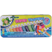 Boja tempera Jolly 7,5ml tubice 12 kom u metalnoj kutiji
