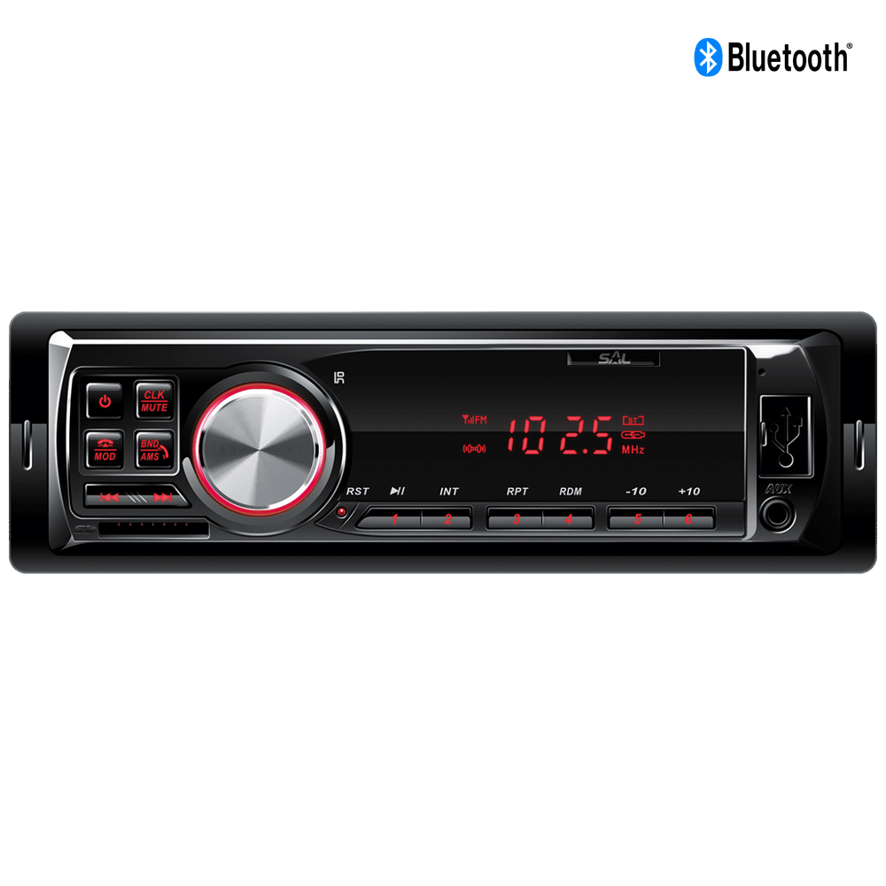 SAL Auto radio, 4 x 45W, BT, FM, USB/SD/AUX, daljinski upravljač - VBT 1100/RD