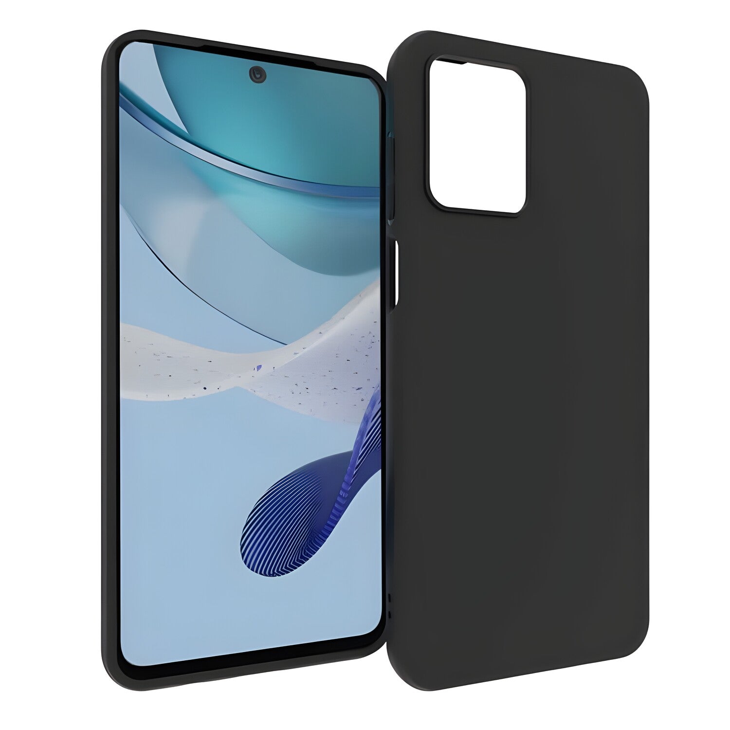 Silikonska futrola Soft Color za Motorola Moto G73 - Crna KP26447