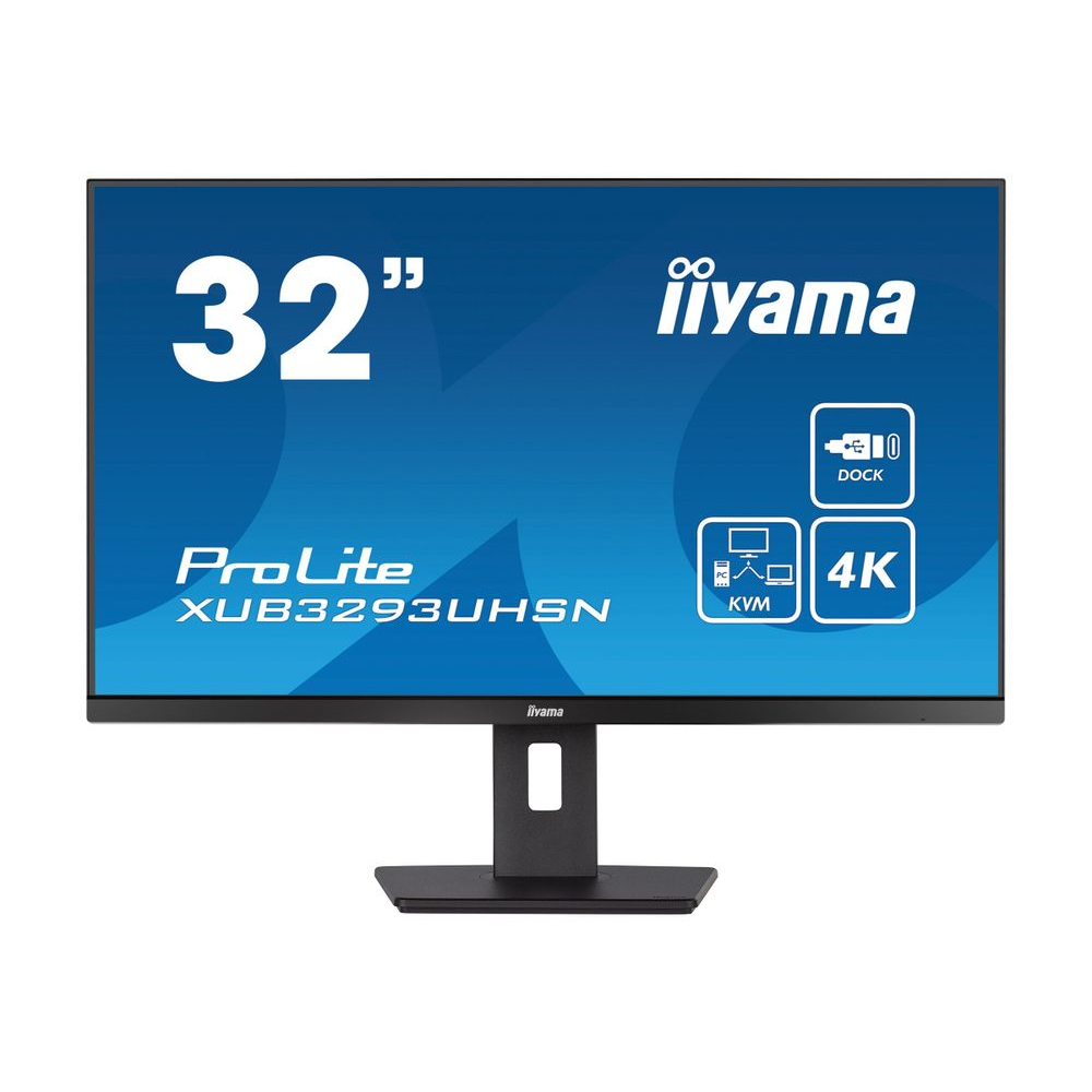 iiyama ProLite XUB3293UHSN-B5 računalni monitor 80 cm (31.5") 3840 x 2160 pikseli 4K Ultra HD LCD Crno