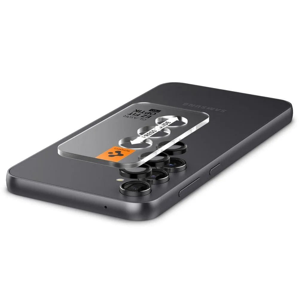 SPIGEN OPTIK.TR EZ FIT Zaštita za kameru 2 kom za SAMSUNG S23 FE crna