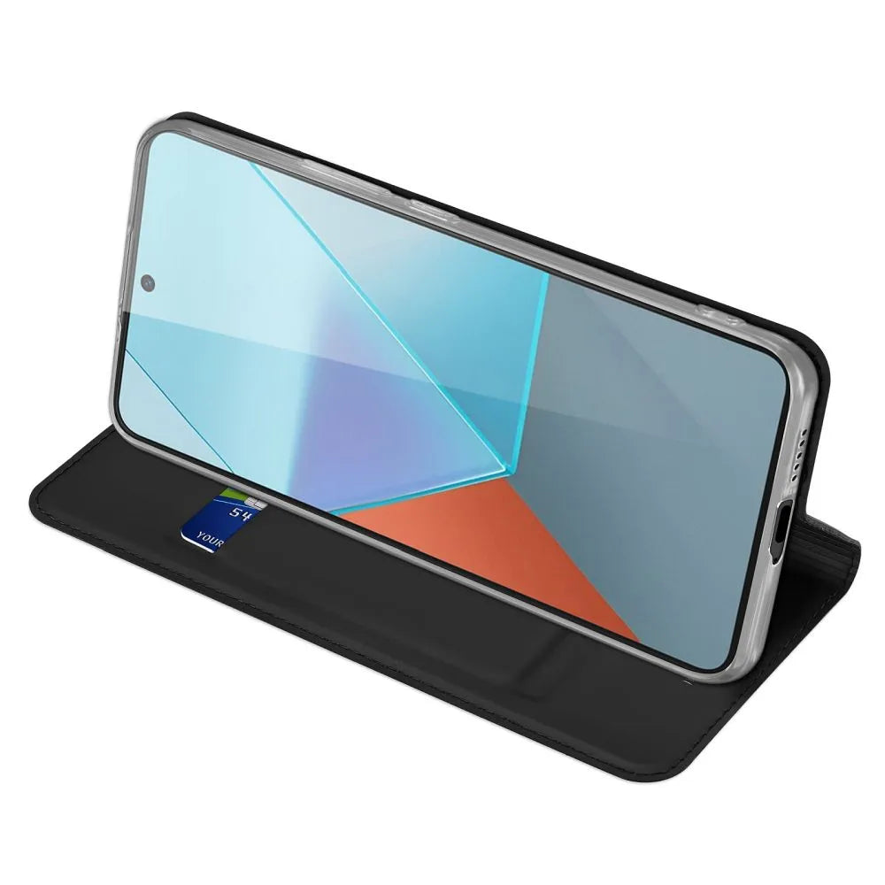 DUX DUCIS SKIN PRO preklopna futrola za XIAOMI REDMI NOTE 13 Pro 5G crna