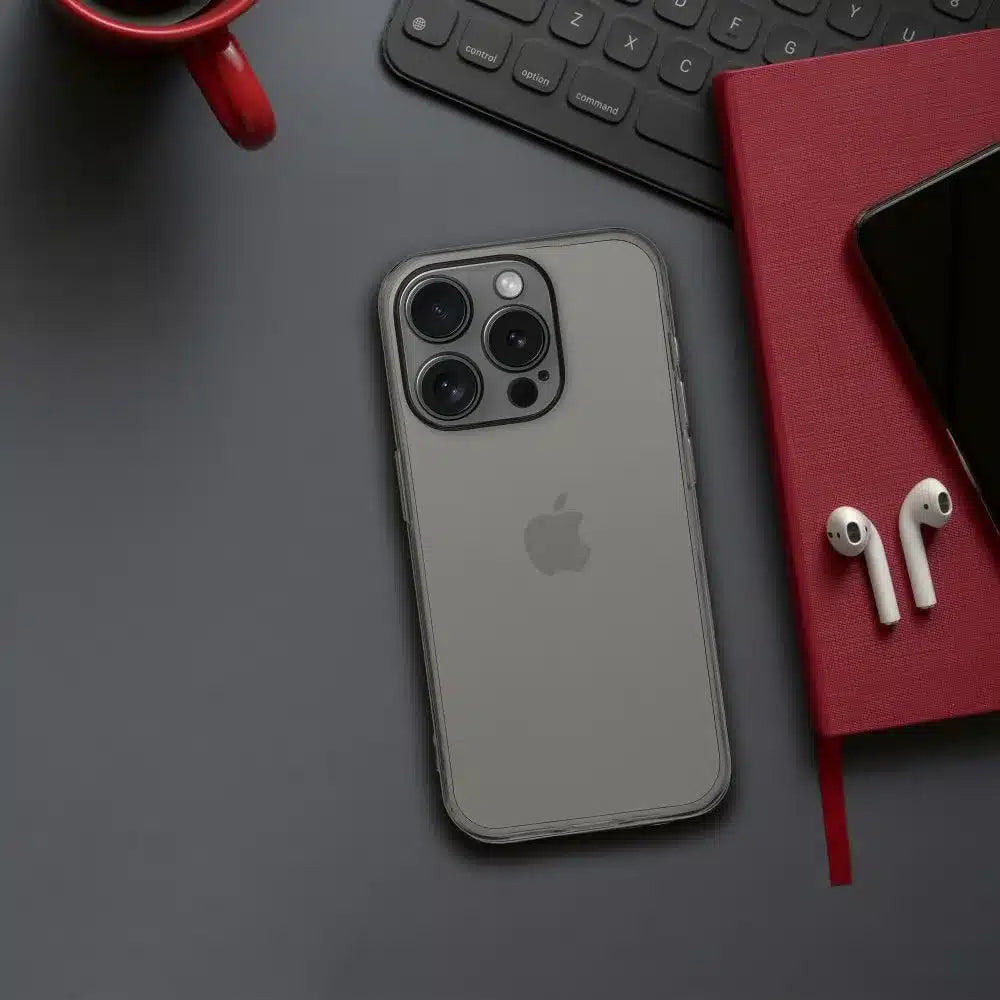 1.5mm BOX PREMIUM maska za iPhone 13 crna prozirna