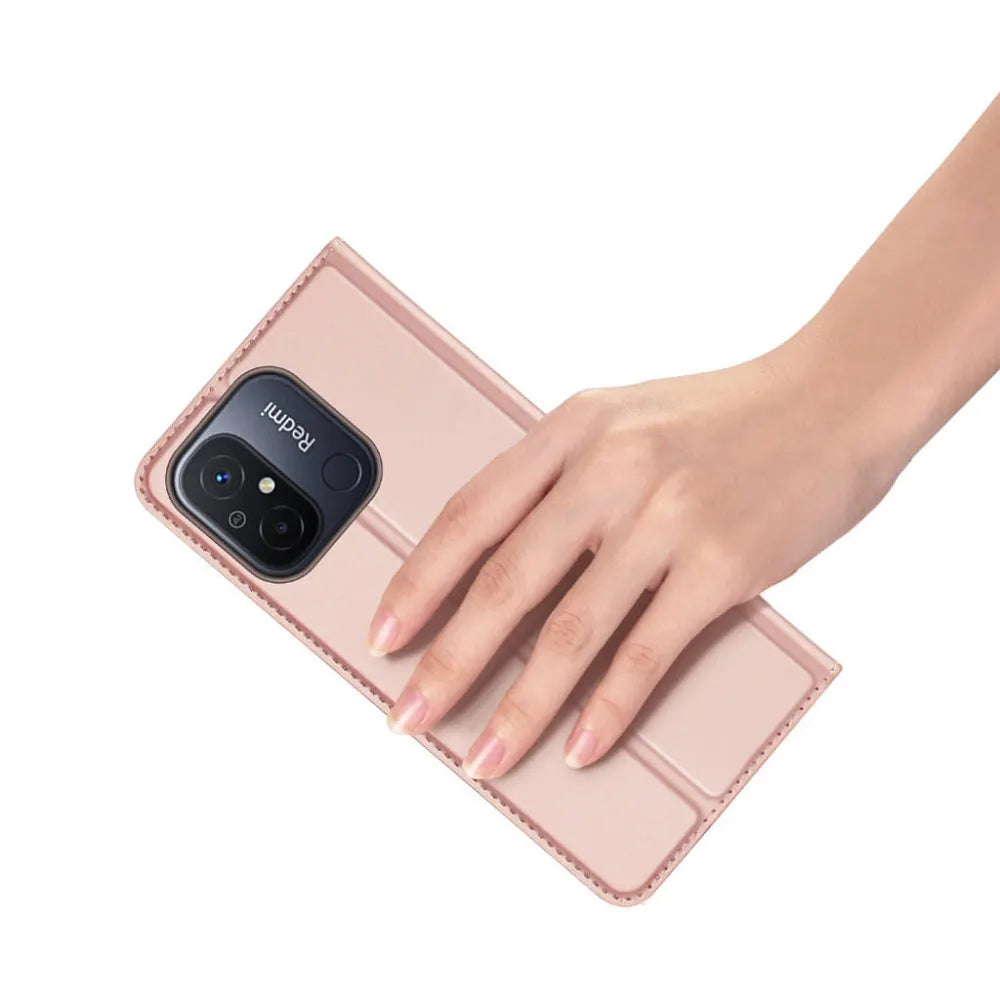 DUX DUCIS Skin Pro – preklopna maska za Redmi 12C pink