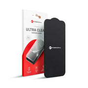 Kaljeno staklo Forcell Ultra Clear Glass za iPhone 16 Pro Max / 17 Pro Max – crno