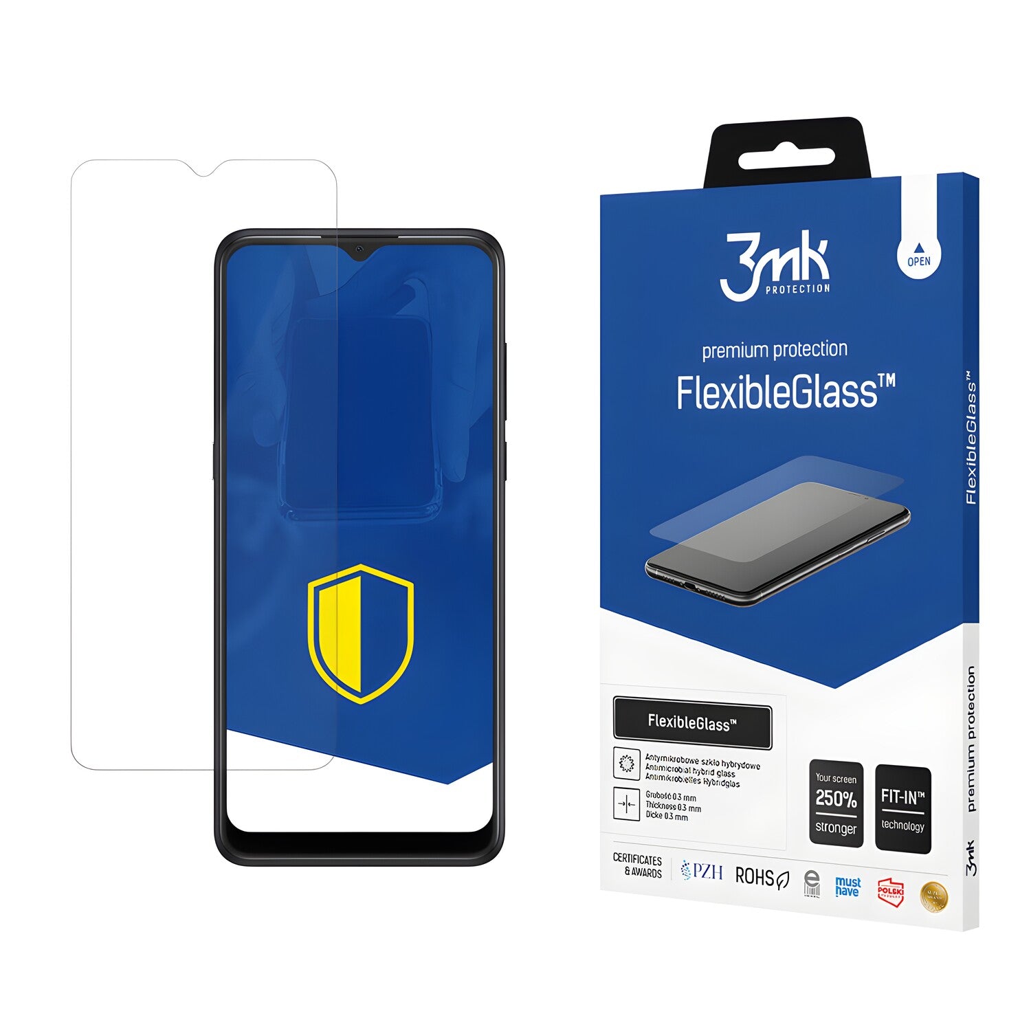 FlexibleGlass Lite™ zaštitno staklo za Alcatel 3X - Prozirna KP23416