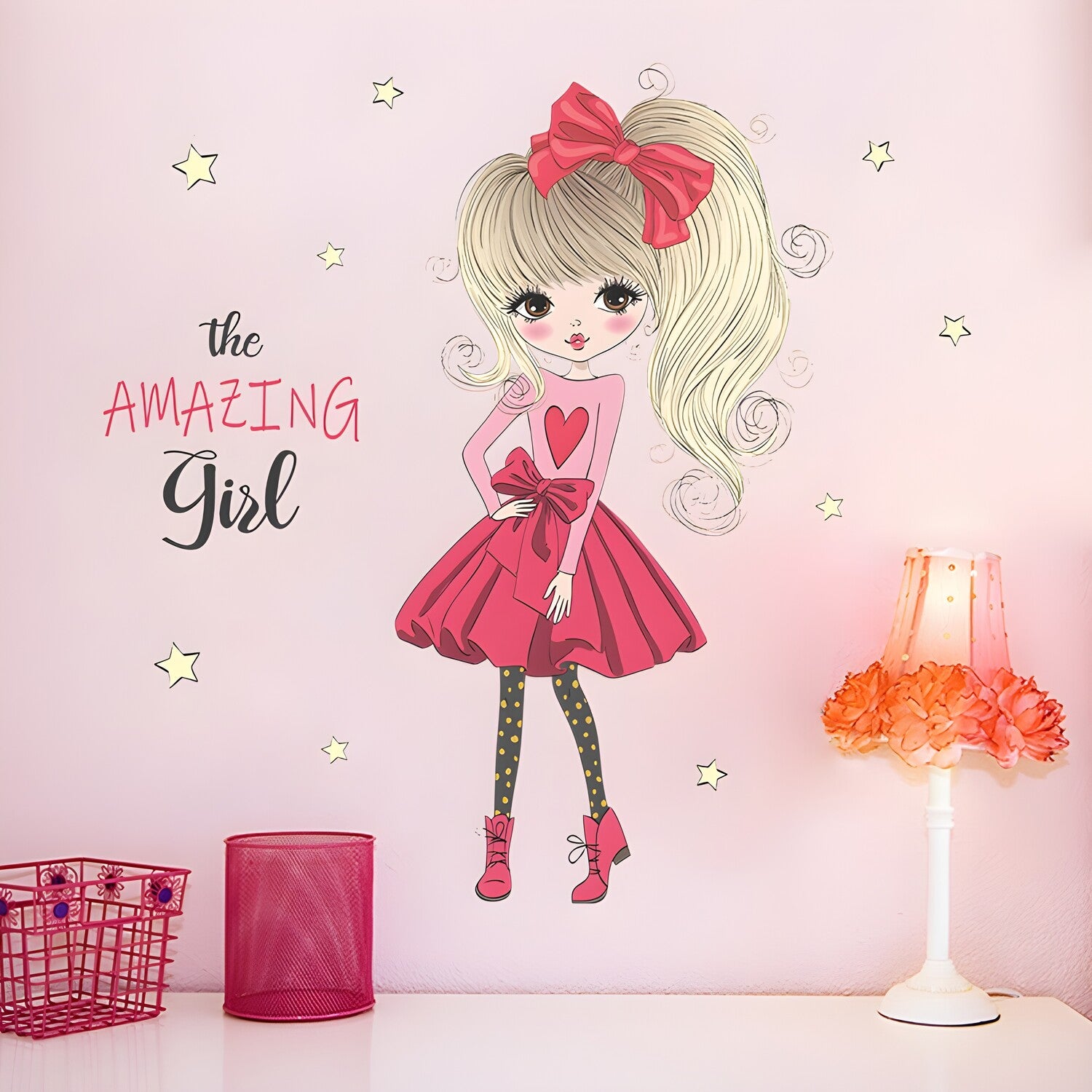 Naljepnica za zid / Tapeta Amazing Girl KP16470