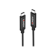 Lindy 43308 USB kabel 5 m USB 3.2 Gen 2 (3.1 Gen 2) USB C Crno