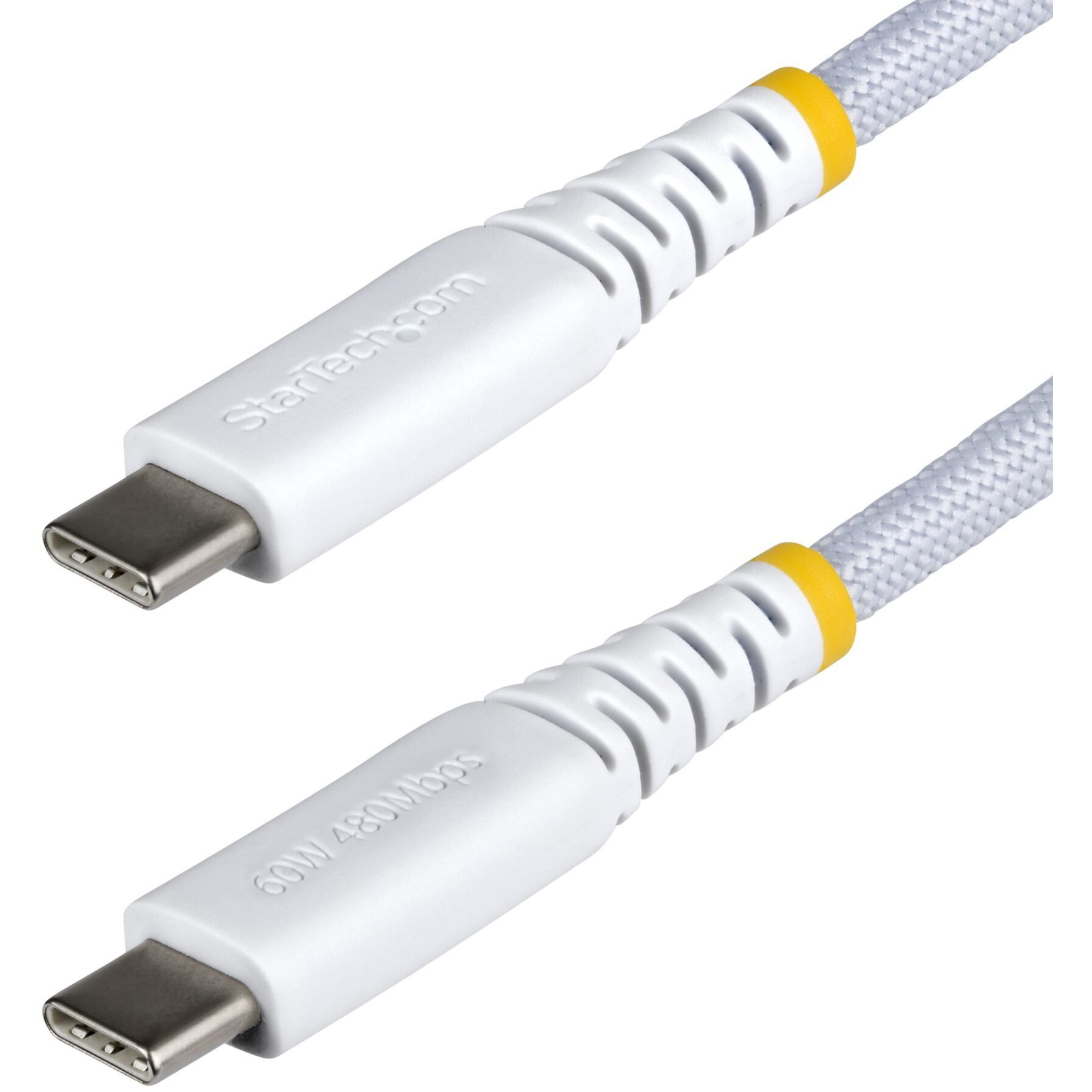 StarTech.com USB2CC30CMNCBRWH USB kabel USB 2.0 0,3 m USB C 0,48 Gbit/s 60 W Bijelo